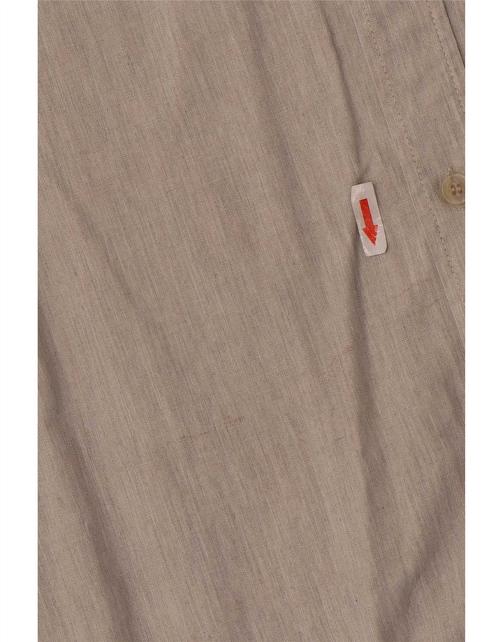 Camicia a maniche corte da uomo Levi's XL in cotone grigio