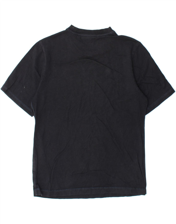 DIADORA Womens Graphic T-Shirt Top UK 10 Small Black Vintage Diadora and Second-Hand Diadora from Messina Hembry 