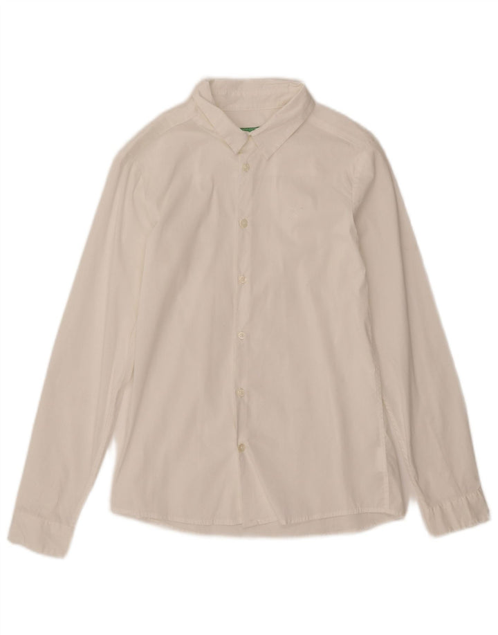 Maglia Bambino United Colors of Benetton 10-11 Anni XL Cotone Bianco