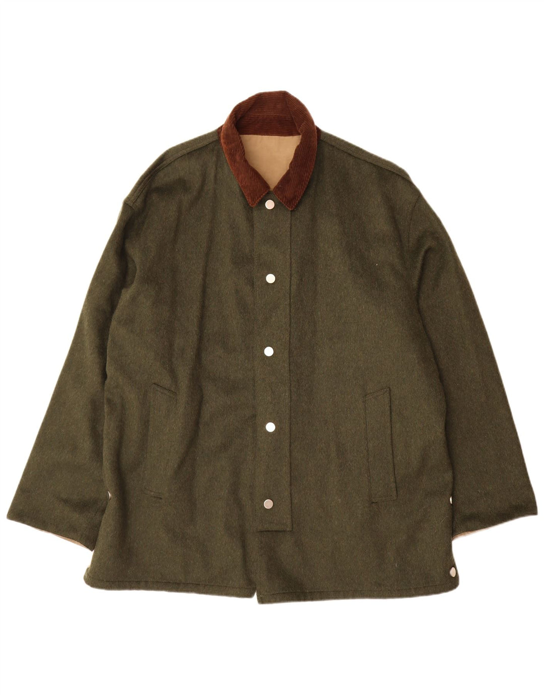 Cappotto reversibile da uomo Aquascutum UK 42 XL Verde