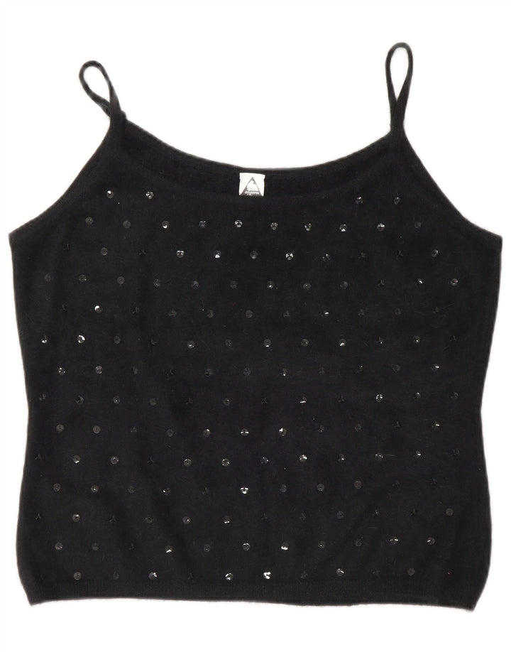 Camicie da donna Luisa Spagnoli UK 14 Angora media nera