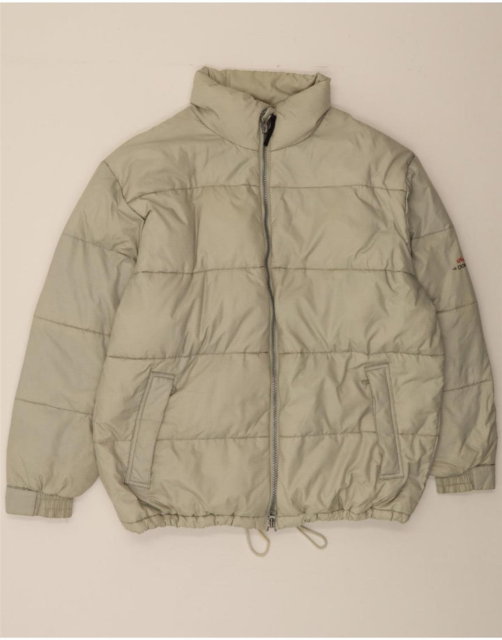 VINTAGE Mens Oversized Padded Jacket UK 38 Medium Green Polyamide Vintage Vintage and Second-Hand Vintage from Messina Hembry 
