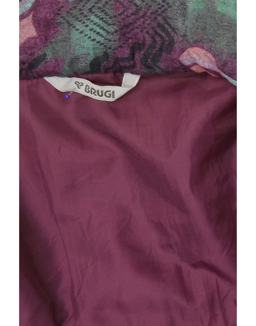 Giacca a vento da uomo Brugi con motivo astratto UK 42 XL multicolore
