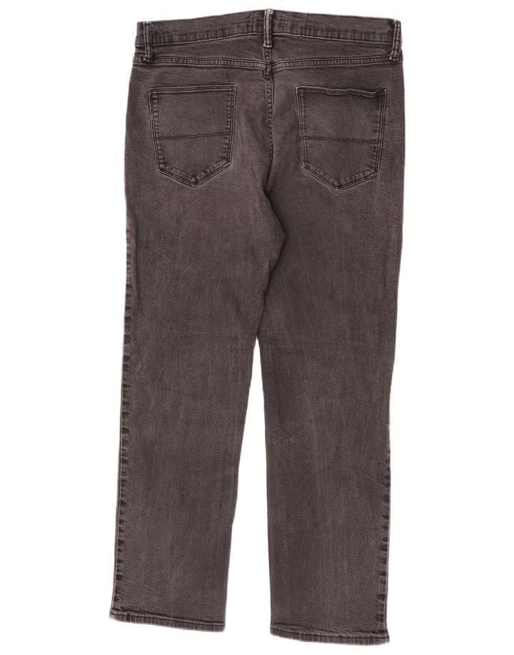 Jeans dritti da uomo Marks & Spencer W36 L31 cotone grigio