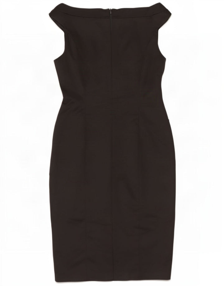 Abito tubino Coast da donna con spalle scoperte UK 12 acetato nero medio