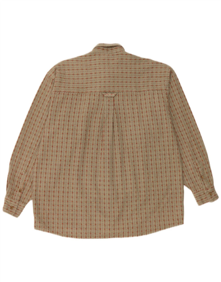 Camicia in flanella da uomo Fat Face, cotone a quadri verdi grandi