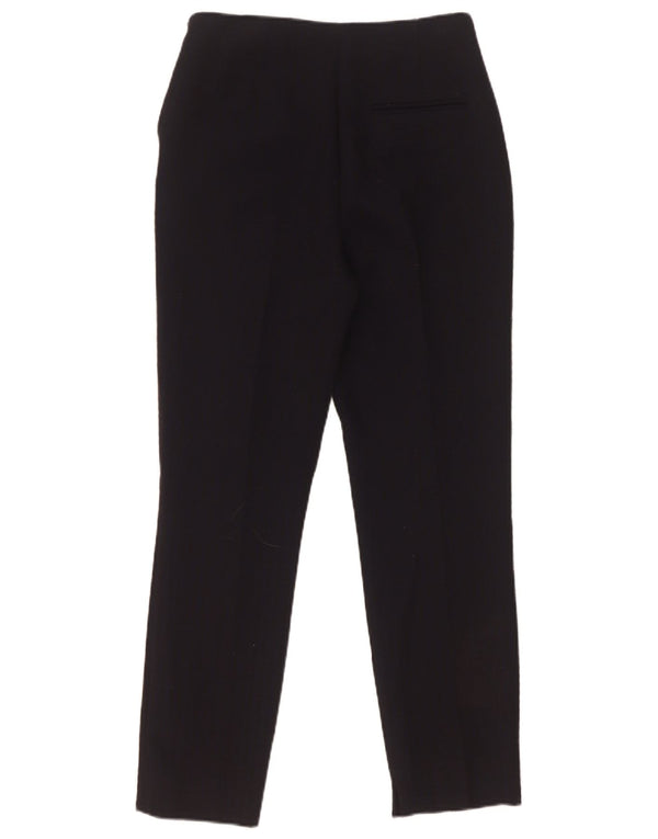 Pantaloni da abito slim da donna Zara XS W25 L27 poliestere nero