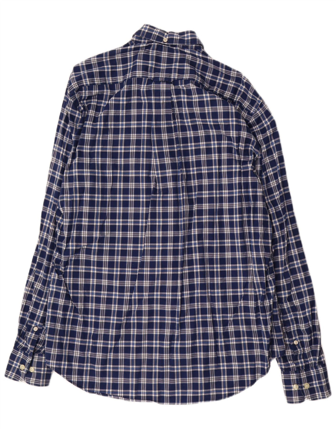 Gant Camicia da uomo Madison Regular Fit, grande, in cotone a quadri blu navy