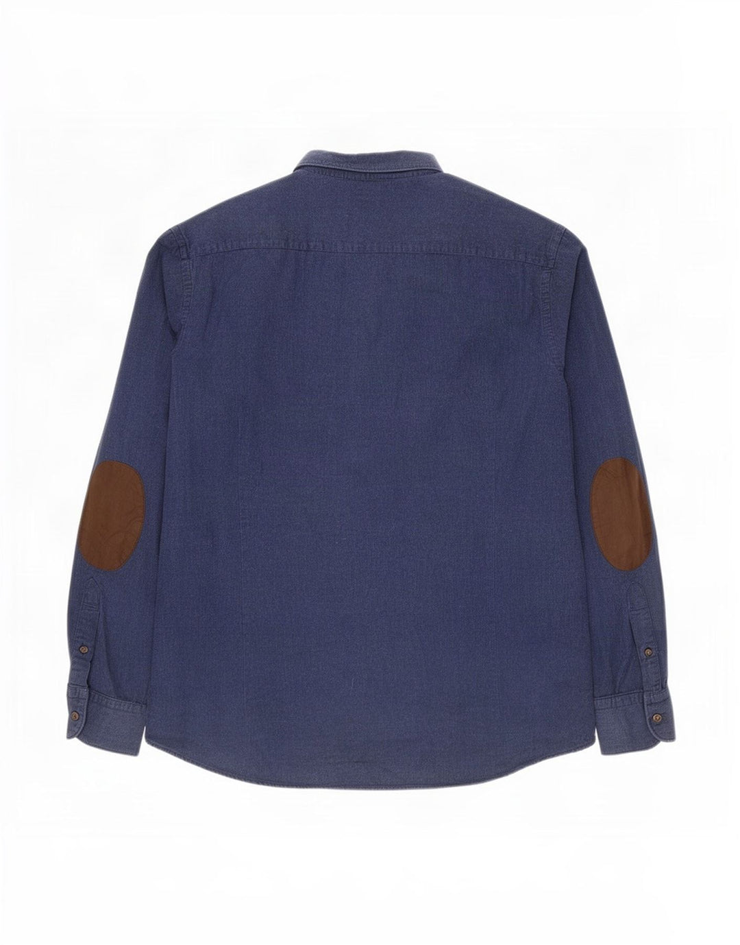 Camicia da uomo Massimo Dutti Large in cotone blu navy