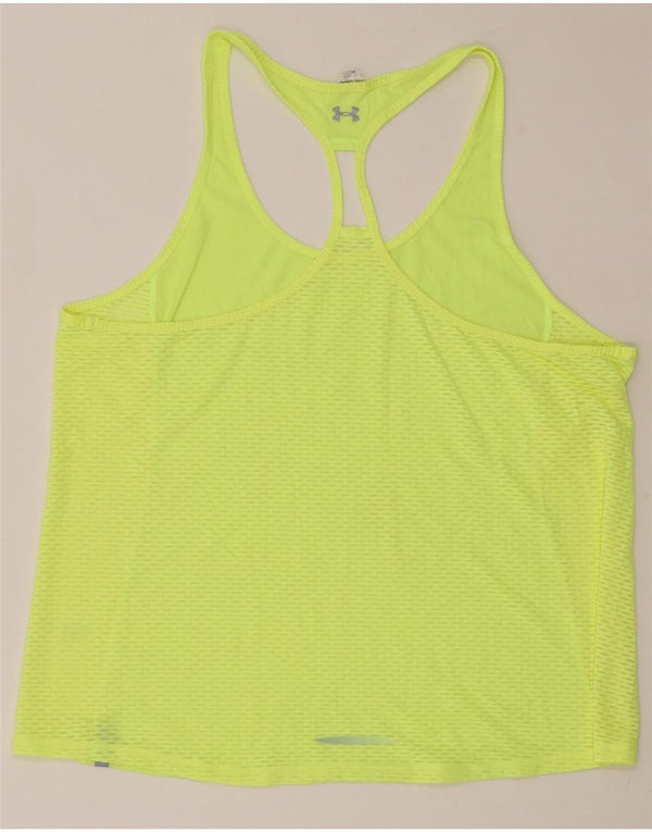 UNDER ARMOUR Canottiera ampia da donna Heat Gear, vestibilità ampia, UK 18 XL, poliestere verde
