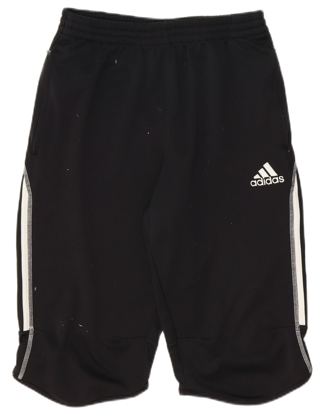 Pantaloncini sportivi Adidas da uomo Bermuda medio nero in poliestere