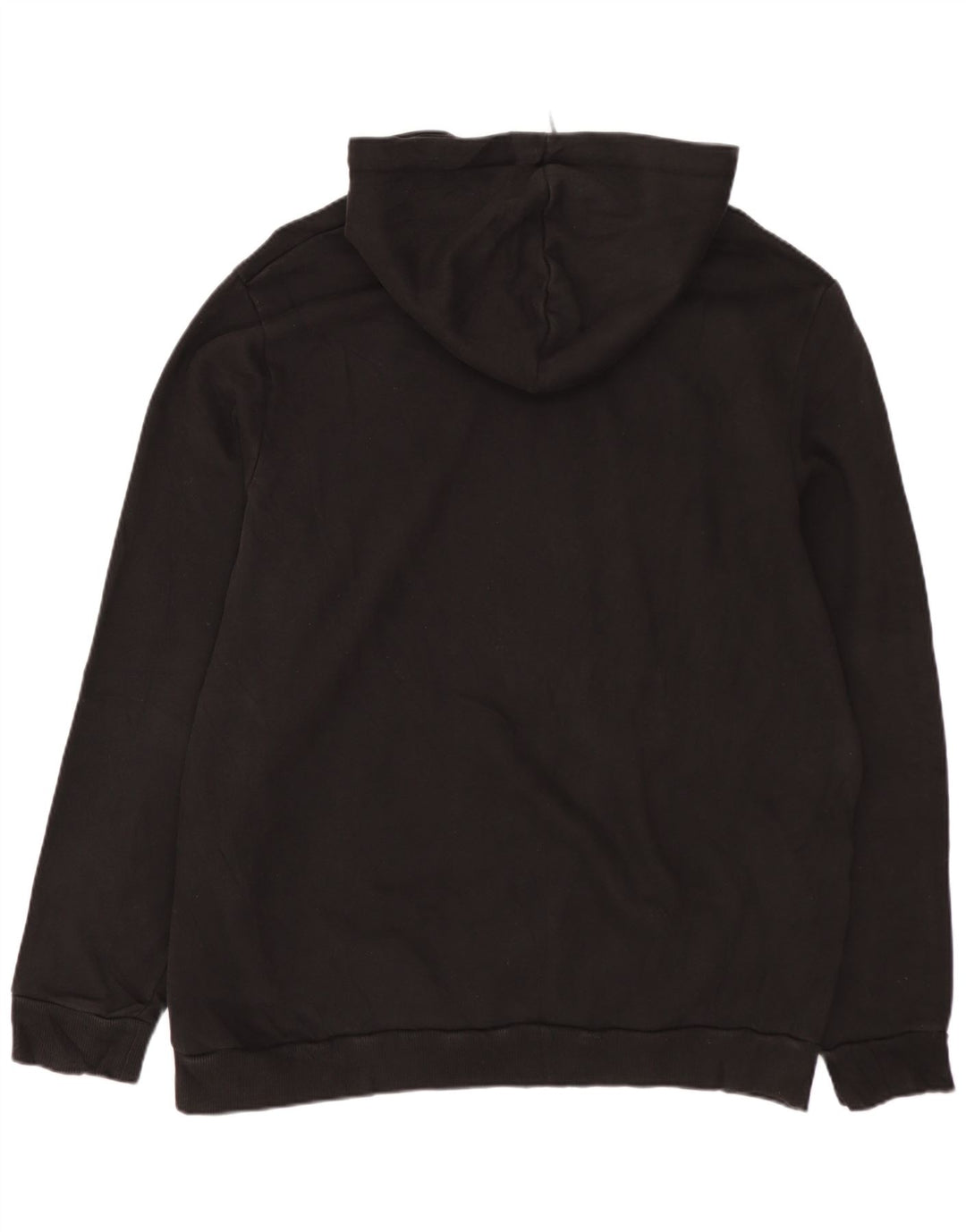 Felpa con cappuccio grafica PUMA da uomo grande nera
