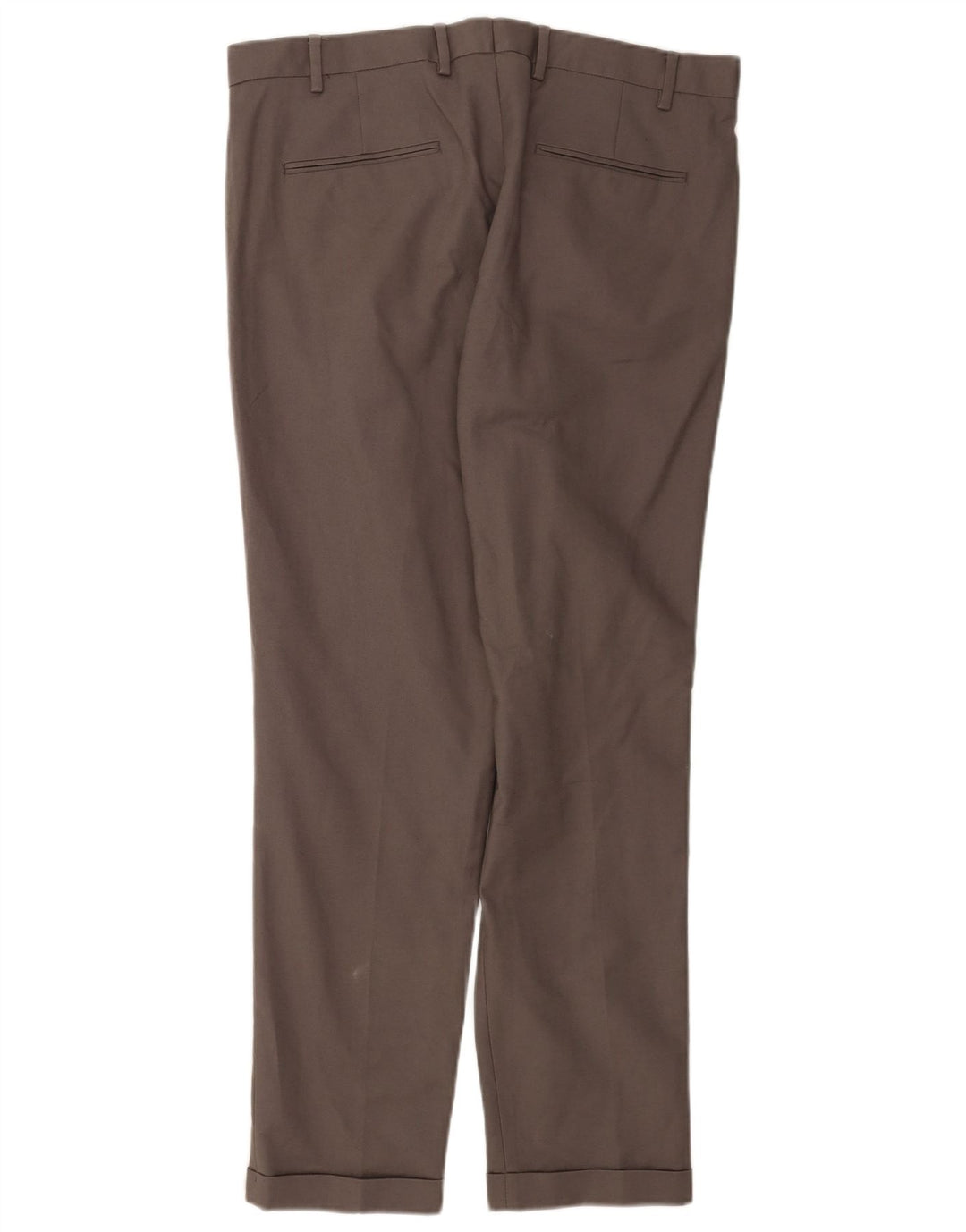 Pantaloni da abito slim da uomo Marks & Spencer W36 L31 in cotone grigio