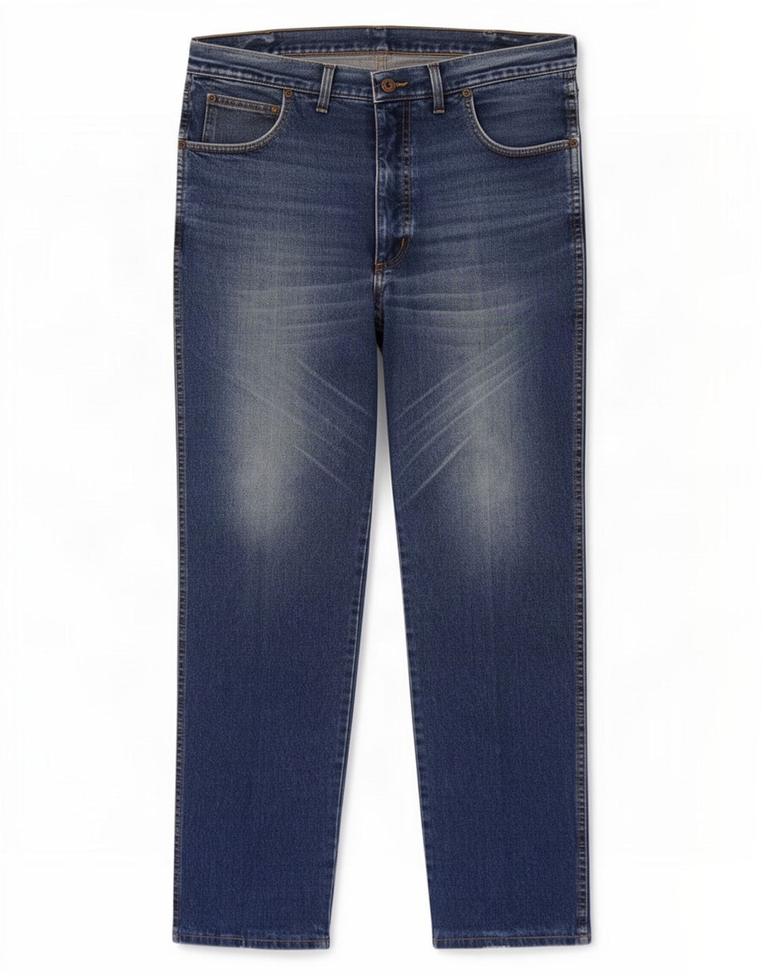 Jeans dritti da uomo Wrangler Ohio W38 L32 cotone blu