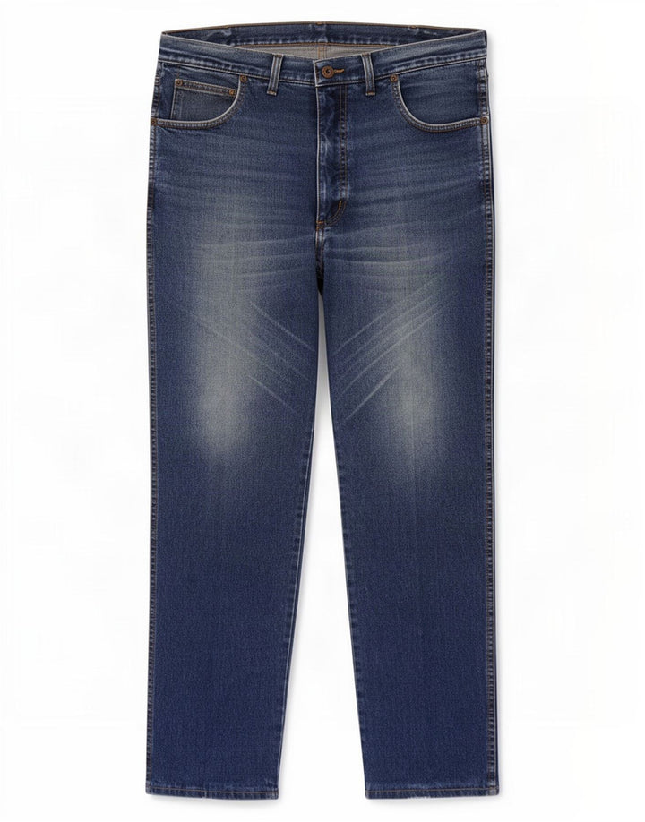 Jeans dritti da uomo Wrangler Ohio W38 L32 cotone blu