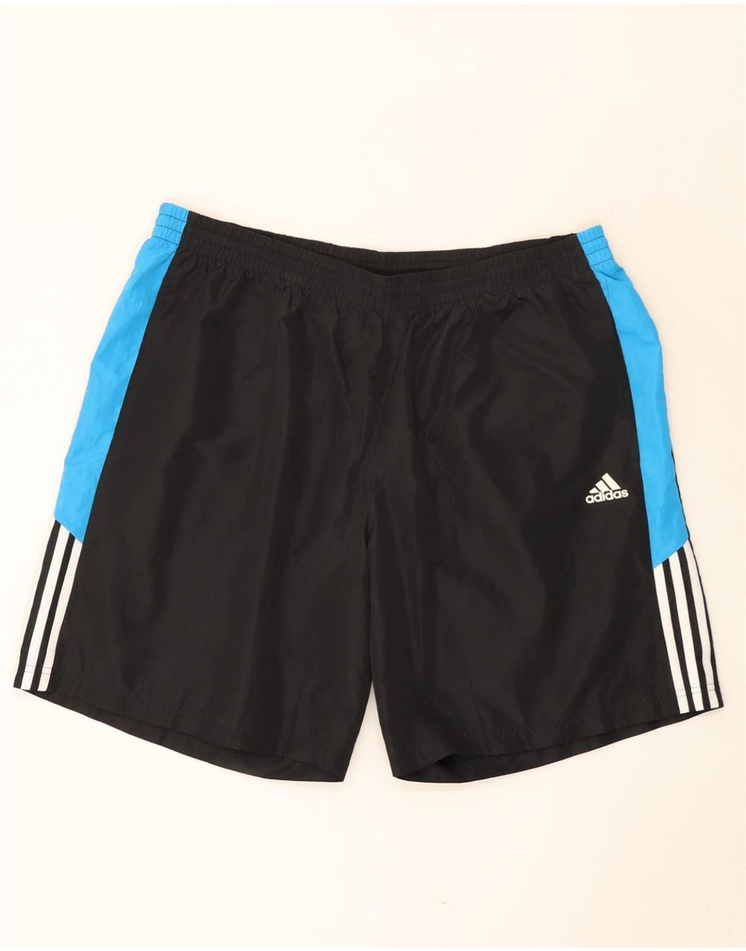 Pantaloncini sportivi da uomo Adidas 2XL Poliestere color block nero