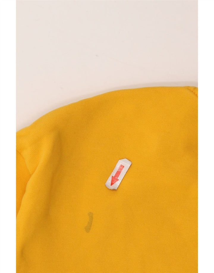 Felpa con grafica da donna Diesel UK 14 cotone giallo medio