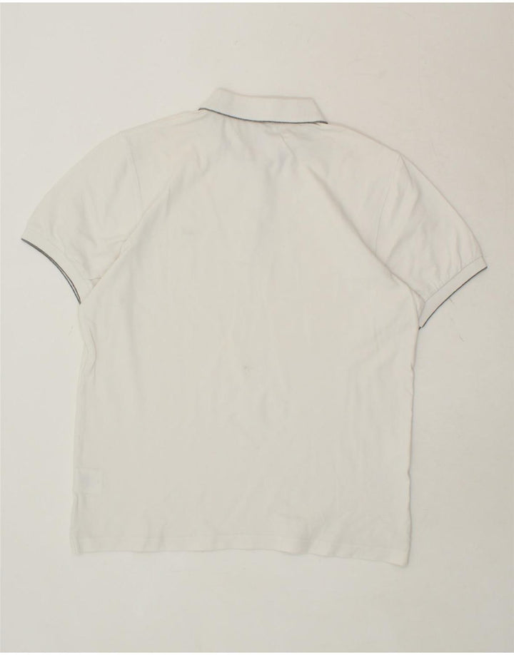 SUN68 Mens Polo Shirt XL White Cotton Vintage Sun68 and Second-Hand Sun68 from Messina Hembry 