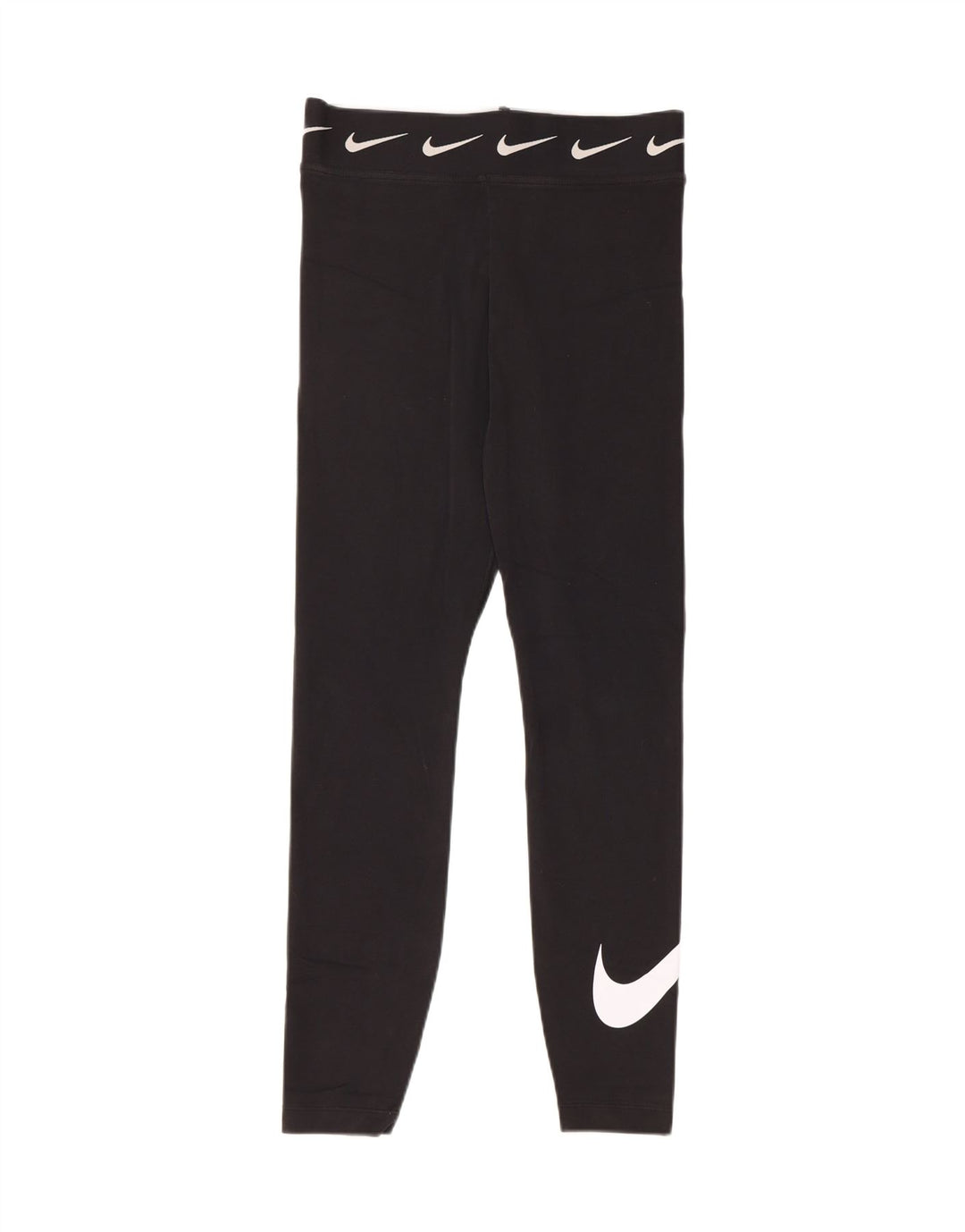 Leggings grafici da donna NIKE UK 12 cotone nero medio