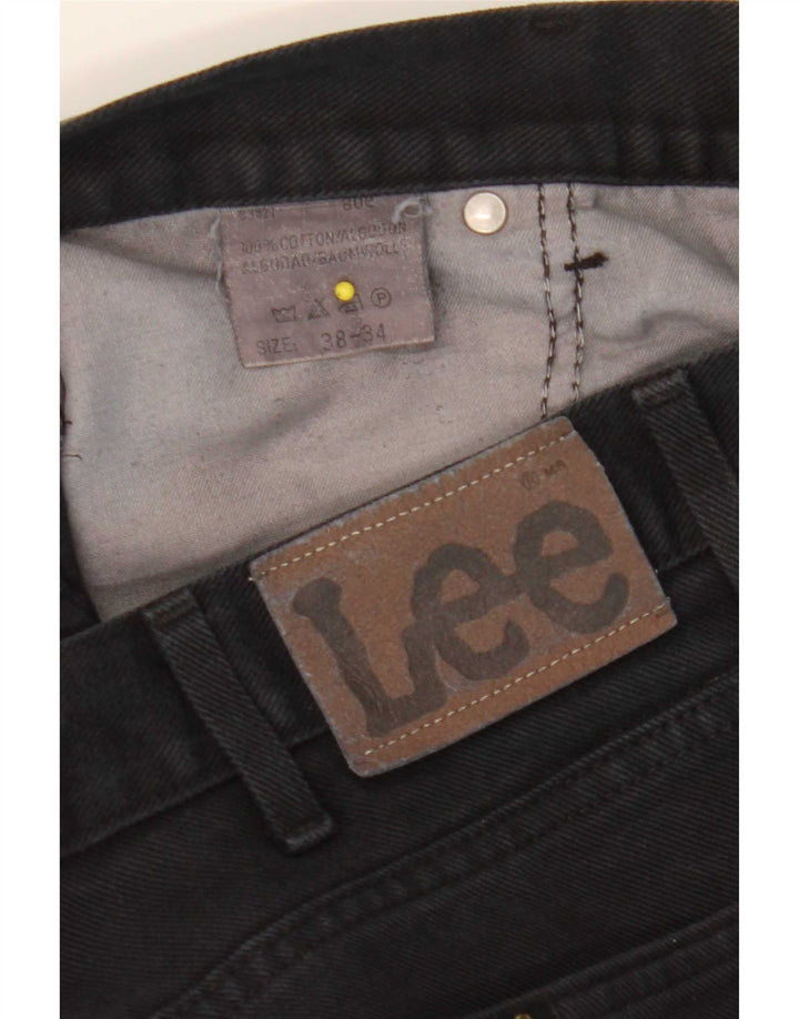 Jeans dritti da uomo Lee W38 L34 cotone nero