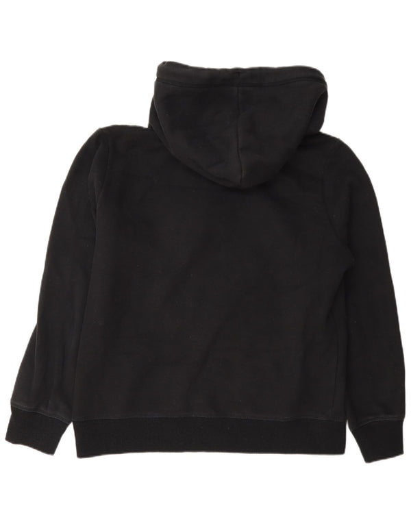 Felpa con cappuccio da donna Regular Fit Superdry UK 12 cotone nero medio