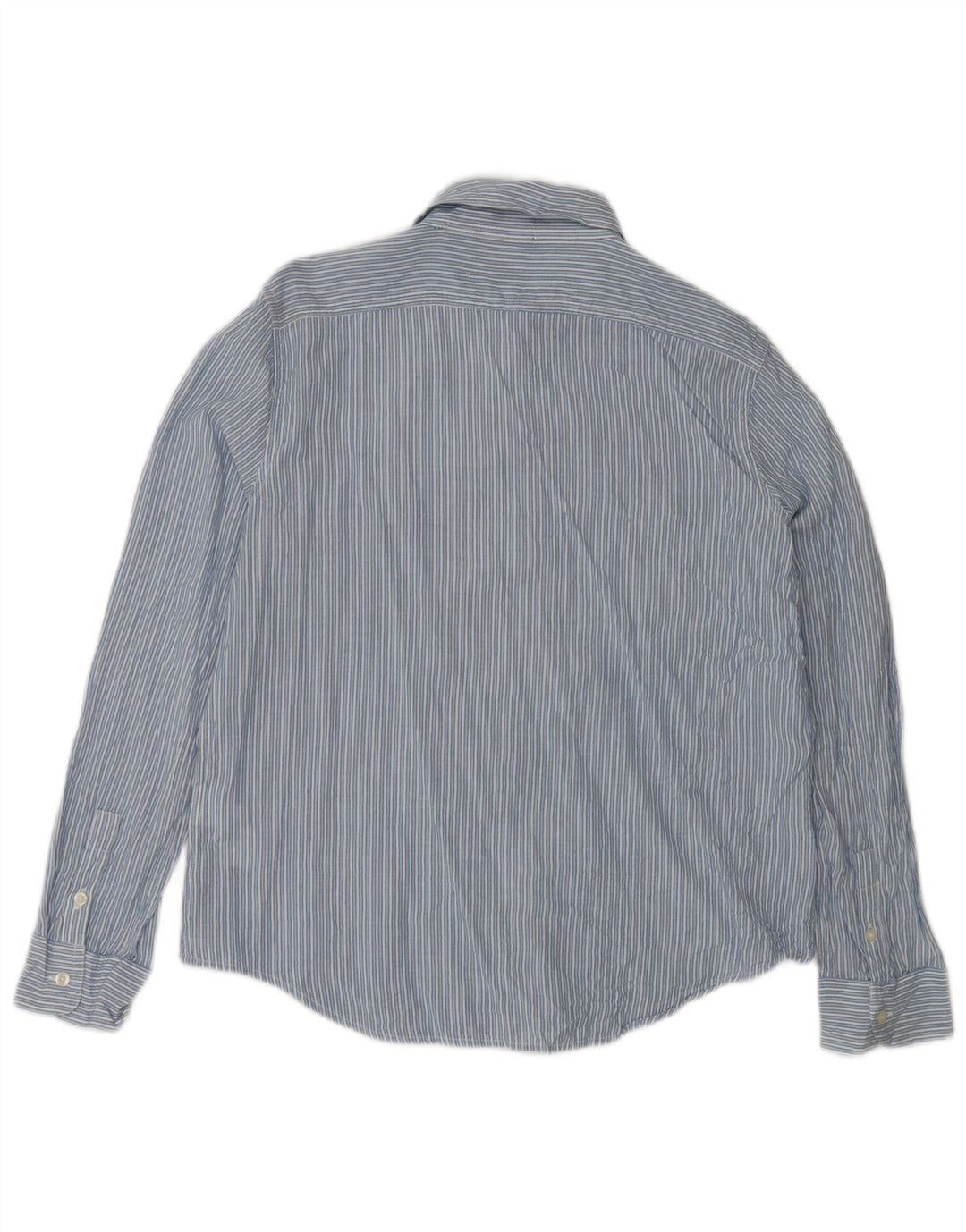 Camicia Petite da donna Chaps UK 16 Cotone a righe grandi blu