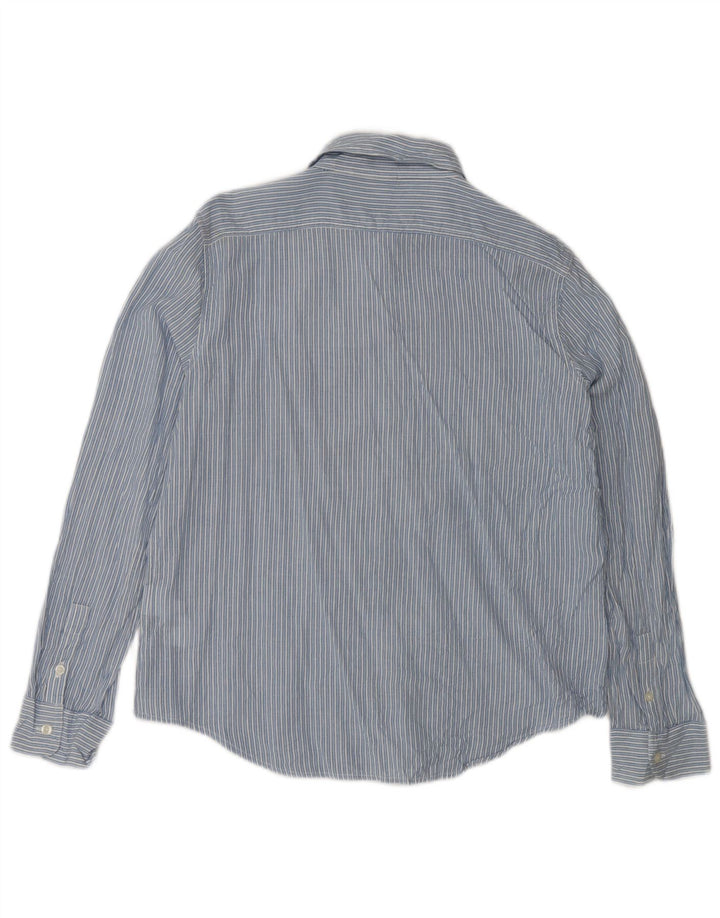 Camicia Petite da donna Chaps UK 16 Cotone a righe grandi blu