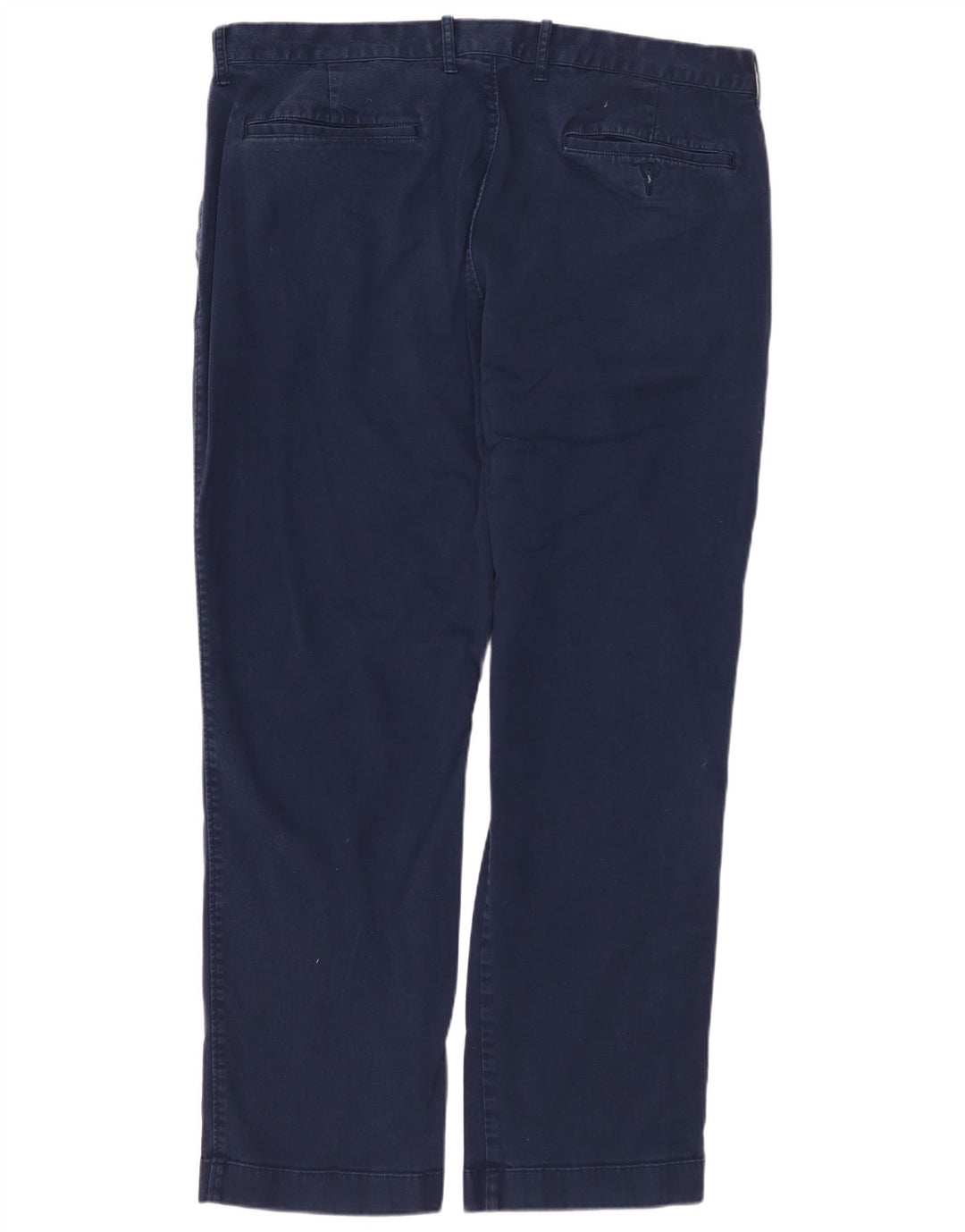 J. CREW Pantaloni chino dritti Flex da uomo W36 L30 cotone blu navy