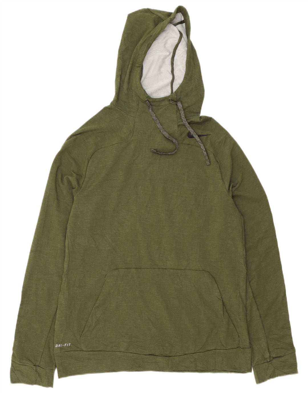 Maglia con cappuccio Nike Dri Fit da uomo media rayon kaki