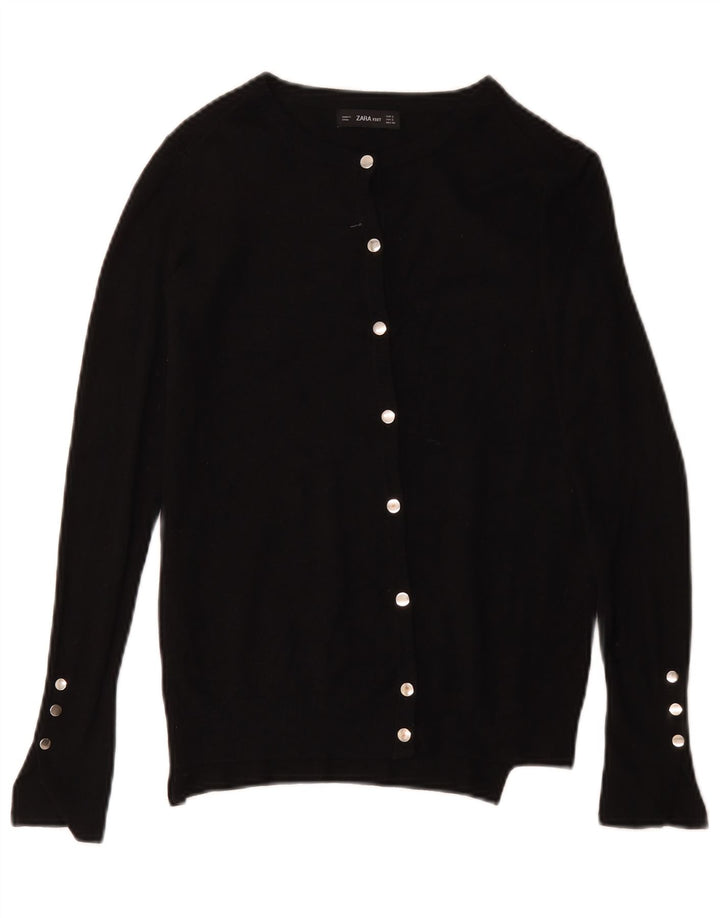 Maglione cardigan da donna Zara UK 10 piccolo nero