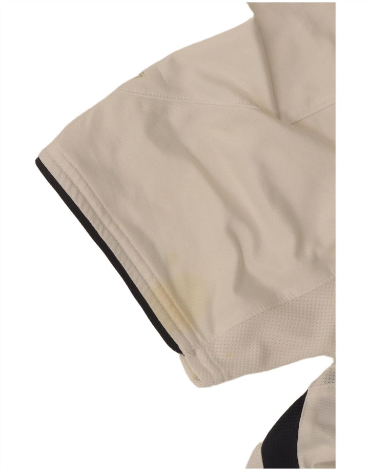 T-shirt da uomo REEBOK Top in poliestere color block bianco medio