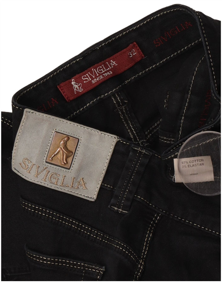 Jeans Slim Uomo SIVIGLIA W32 L32 Cotone Nero