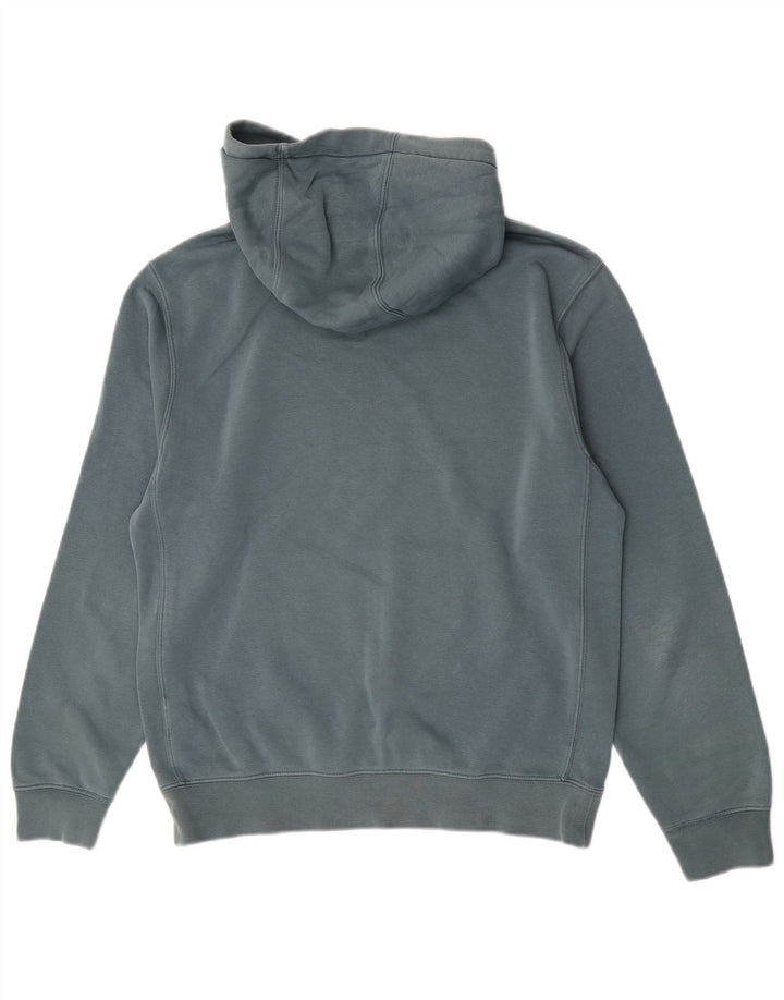 Felpa con cappuccio da uomo Nike Small in cotone blu