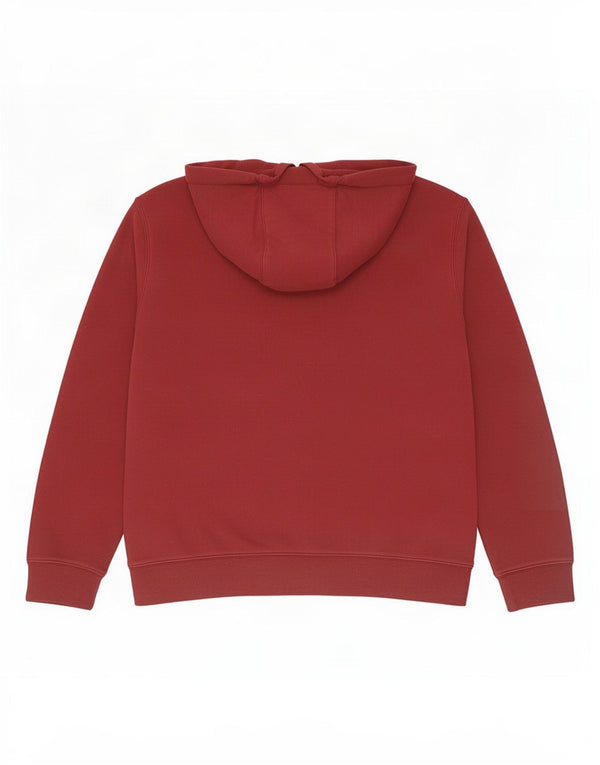 Felpa con cappuccio da uomo Nike Large in cotone bordeaux