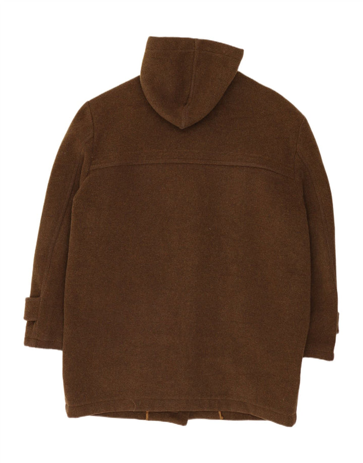 Montgomery con cappuccio da donna con zip UK 20 2XL Lana kaki