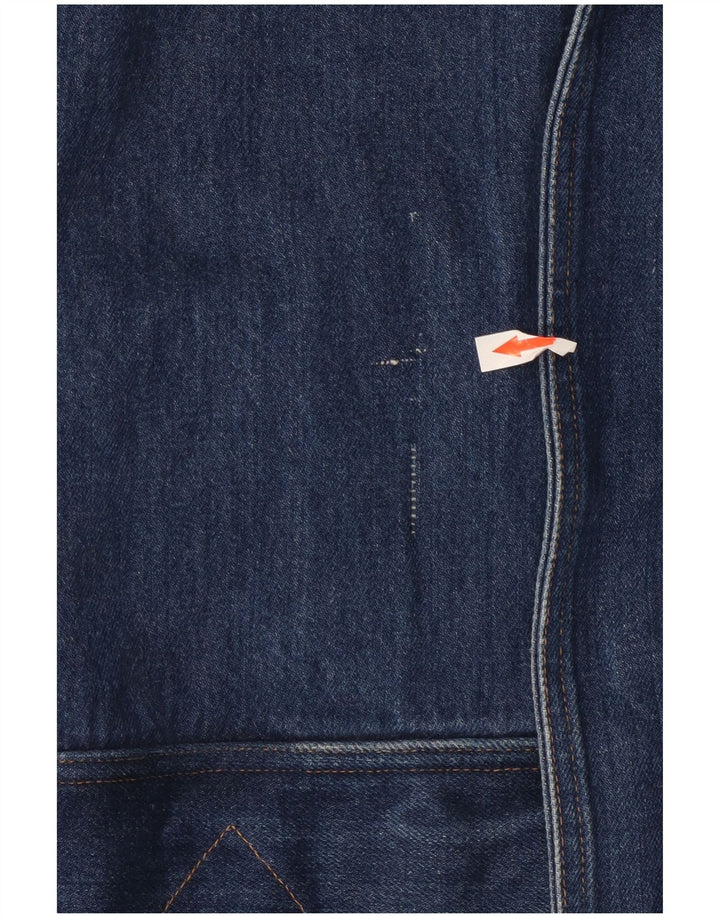 Giacca di jeans vintage da uomo UK 44 2XL Blu