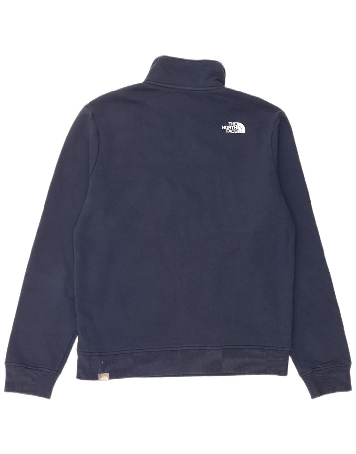 THE NORTH FACE Felpa grafica da uomo maglione medio blu navy color block