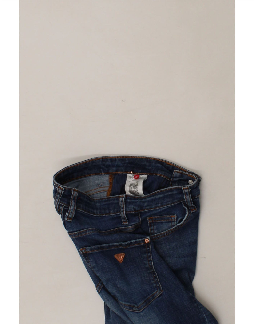 GUESS Womens Skinny Jeans W25 L28 Blue Cotton Vintage Guess and Second-Hand Guess from Messina Hembry 