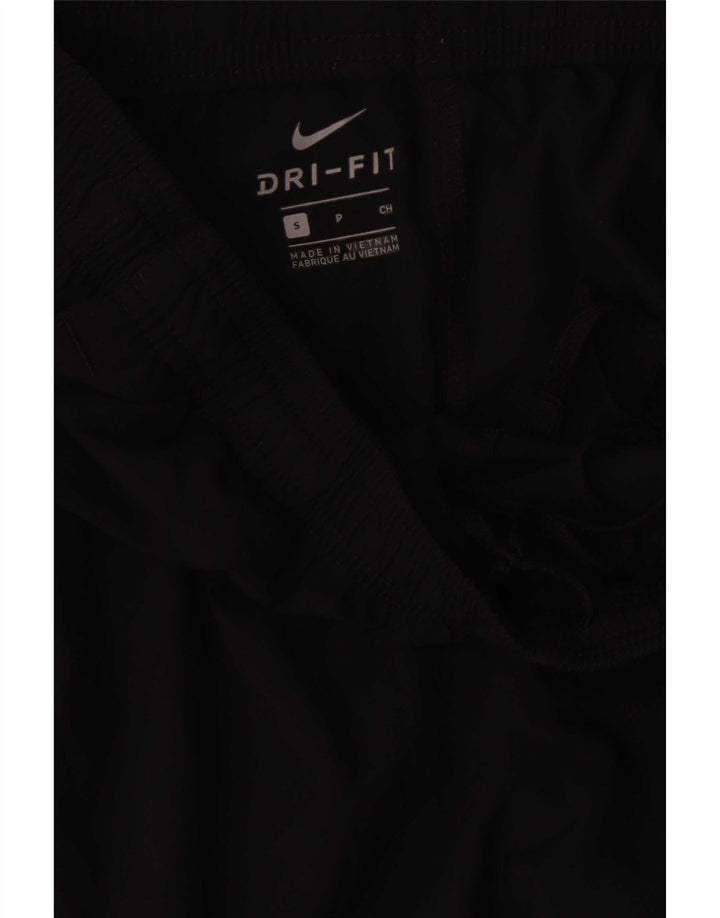 Pantaloni da tuta Nike Dri Fit da donna piccoli in poliestere nero
