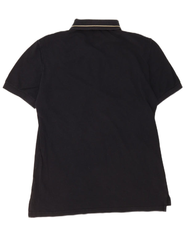Polo da uomo Armani Jeans XL in cotone a righe blu navy