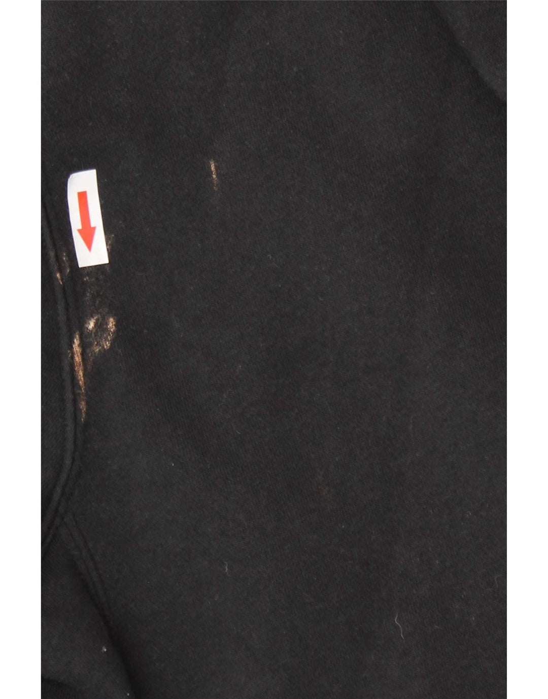 Felpa con cappuccio e zip Nike da uomo in cotone nero medio