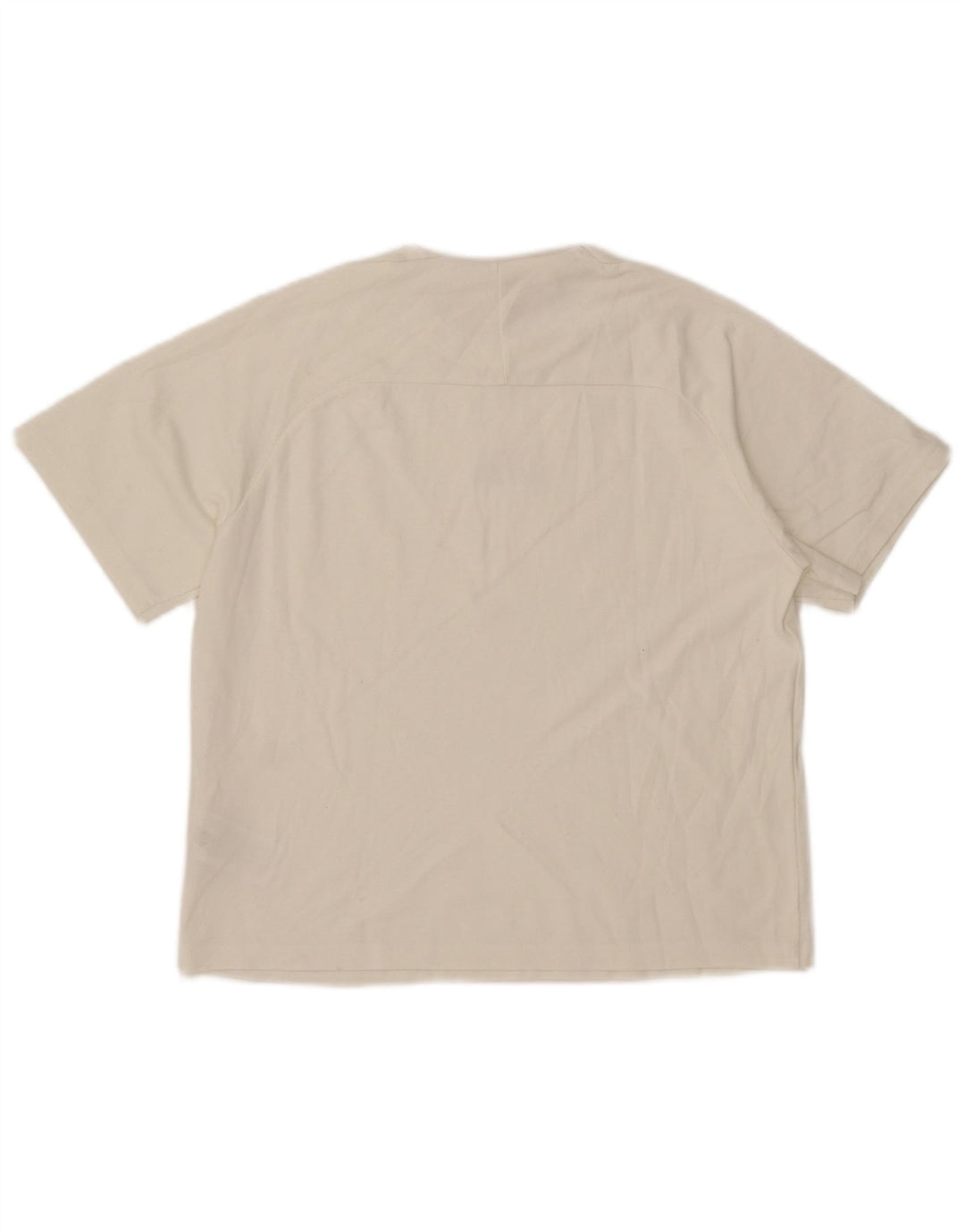T-shirt da donna Adidas Top UK 12/14 cotone bianco medio