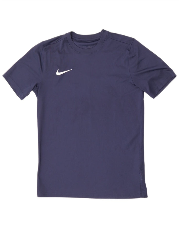 T-shirt Nike Dri Fit da uomo, media, in poliestere blu navy medio
