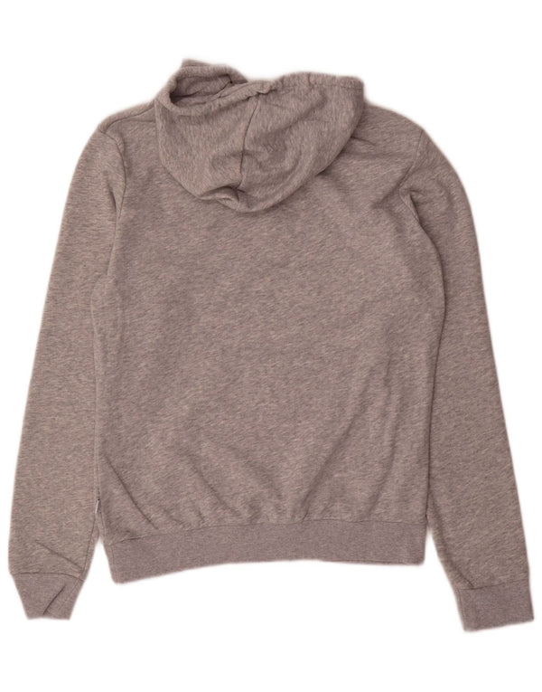 Puma Womens Graphic Hoodie Jumper UK 12 Medium  Grey