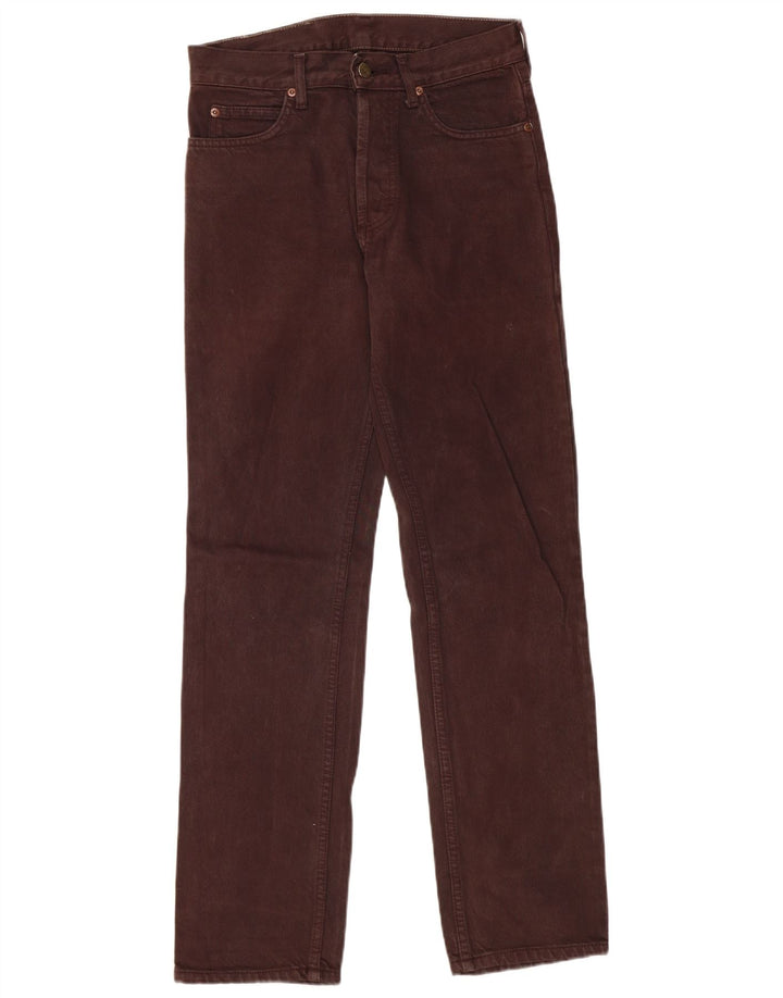 Jeans dritti da uomo Lee W28 L31 in cotone marrone