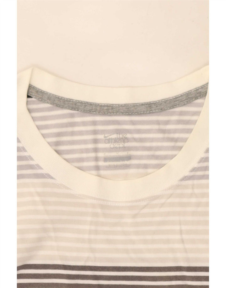 T-shirt da uomo Nike Top XL a righe grigie