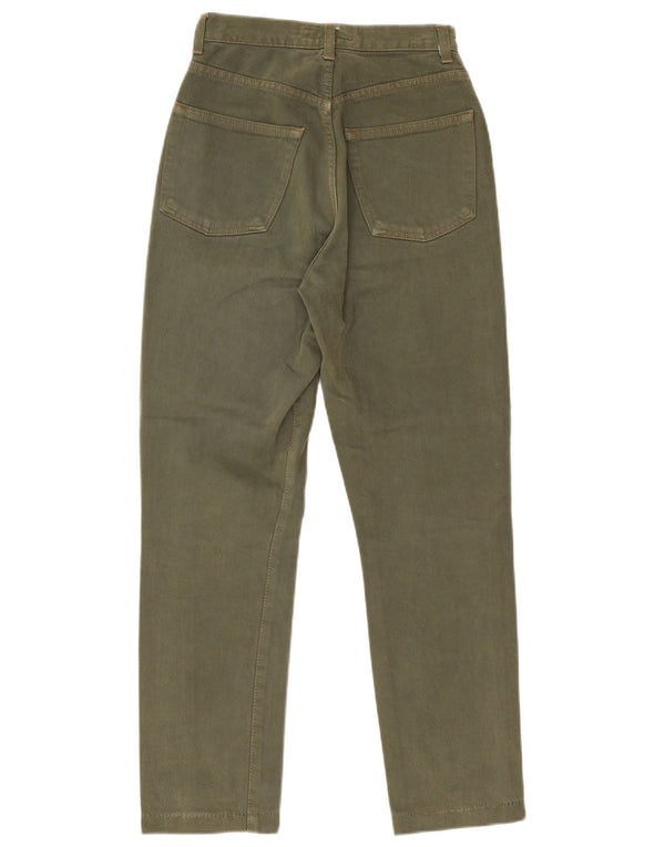 Jeans dritti da donna Banana Republic US 2 XS W24 L27 cotone kaki