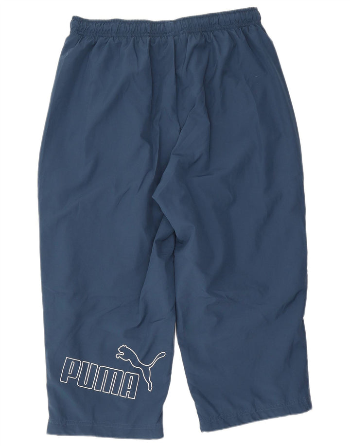 Pantaloni da tuta Puma da uomo con grafica Capri, poliestere medio blu navy