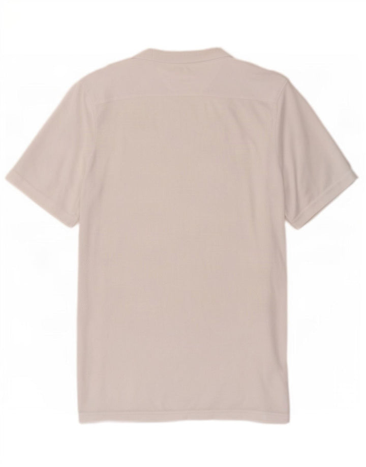 T-shirt Nike da uomo Dri Fit Slim Top in poliestere bianco medio
