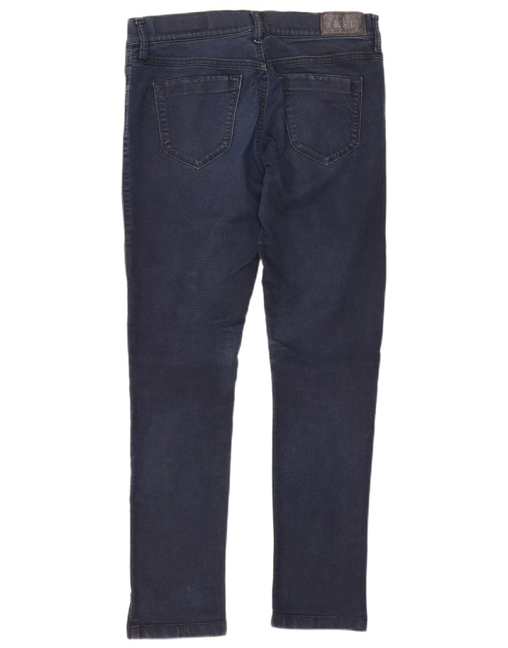 Jeans slim da donna Diesel W32 L28 cotone blu navy